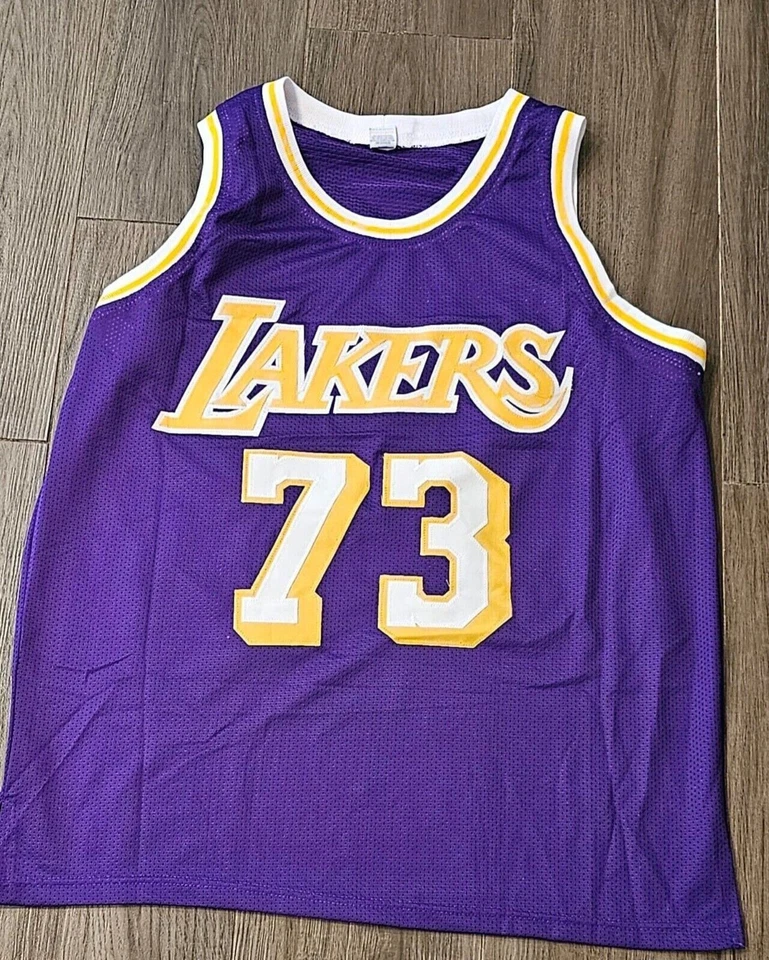 Dennis Rodman Signed LA Lakers Jersey JSA COA 5x NBA Champion signiertes Trikot - Bild 3 von 3