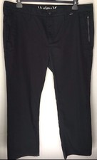 Hurley Men's Water Repellent Black Pants Size 38X29 "Corman" Trousers EUC
