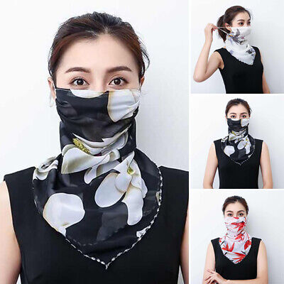 Ice Silk Face Mouth Nose Cover Outdoor Scarf UV Protection Shawl ...