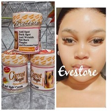 X 2 Carrot Magic Day  NIGHT FACE Cream Anti Wrinkles, Sun Burn, Dark Spots