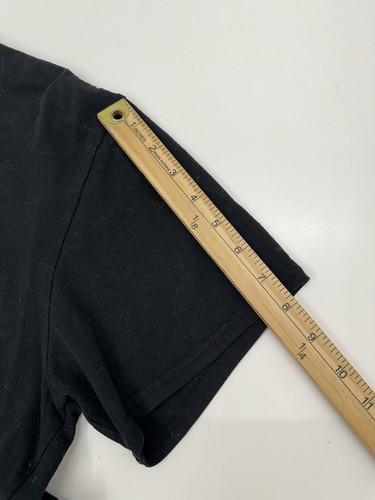 Unbranded Mens T-Shirt Size Large Black Graphic Flower Skull ShortSleeve Paradis - Picture 8 of 10