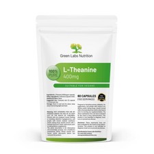 L-Theanine 400mg Capsules   Vegan, Stress Relief, Relaxation, Metabolism Support