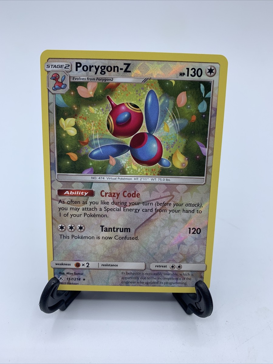 ぽろん Porygon-Z 157/214 Unbroken Bonds - Reverse Holo Rare- Pokemon With