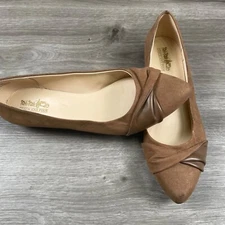 Coach And Four Womens Flats Size 8 Brown Low Heel Shoes