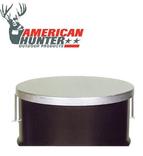 American Hunter Ah Df25gal 25 Gallon Post Mount Fish Feeder For