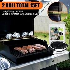 BBQ Smoker Gasket High Temp Seal Strip Self Stick Gasket Grill Tape, 15 Ft