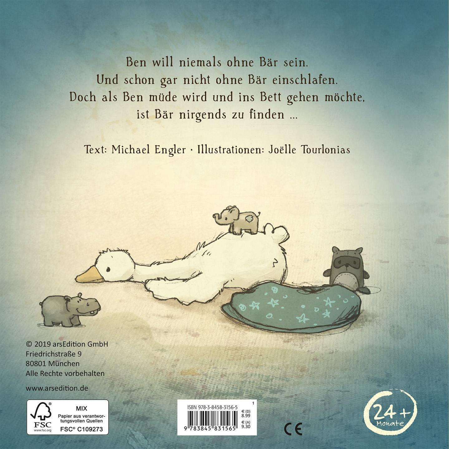 Thumbnail - Ohne Bär Schläft Ben Nicht Ein | Michael Engler | Buch | Ben Und Bär |