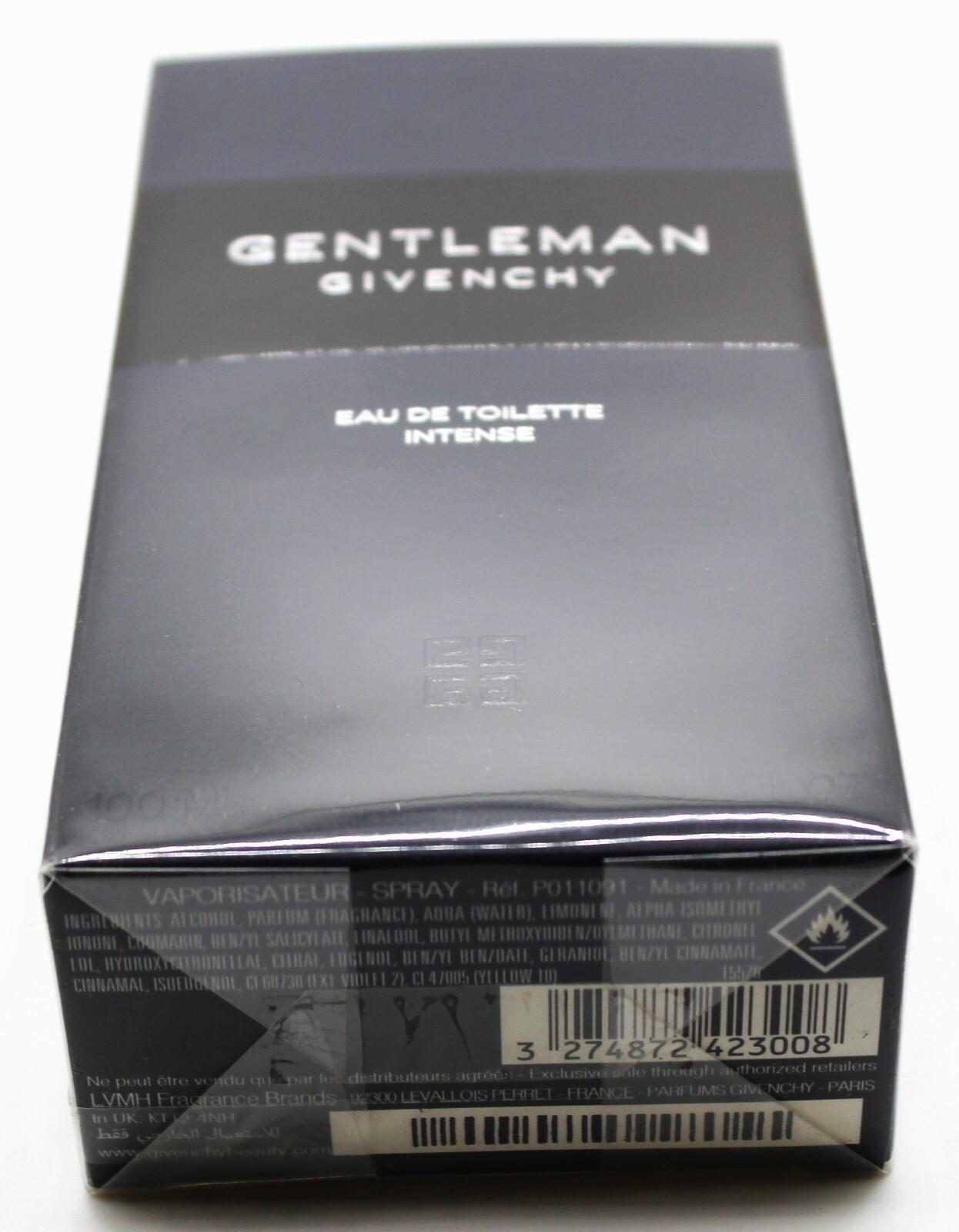Givenchy Gentleman 3.3 oz Eau de Toilette Intense Spray For Men Sealed