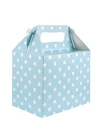 Lunch Box Baby Blue Polka Dot Party Bags Baby Shower Gift Box