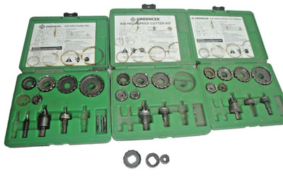 (3) Greenlee 930 Ultra High Speed Cutter Kits - FAST FREE SHIP