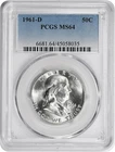 1961-D Franklin Half Dollar MS64 PCGS