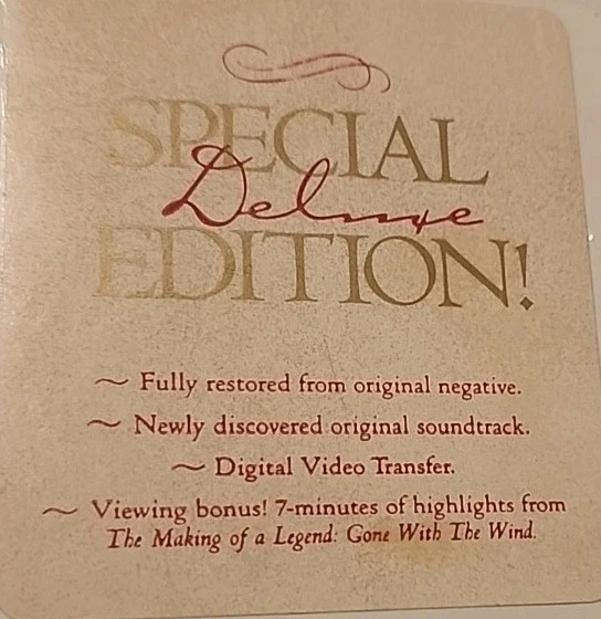 GONE WITH THE WIND VHS Movie  Tapes  1939 digital Video Transfer  ( Special EDIT - Image 4 of 4