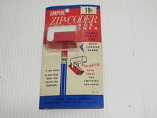 Vintage Empire Zip Coder Mail Box Pencil Sharpener Made In USA Sealed MOC Q1