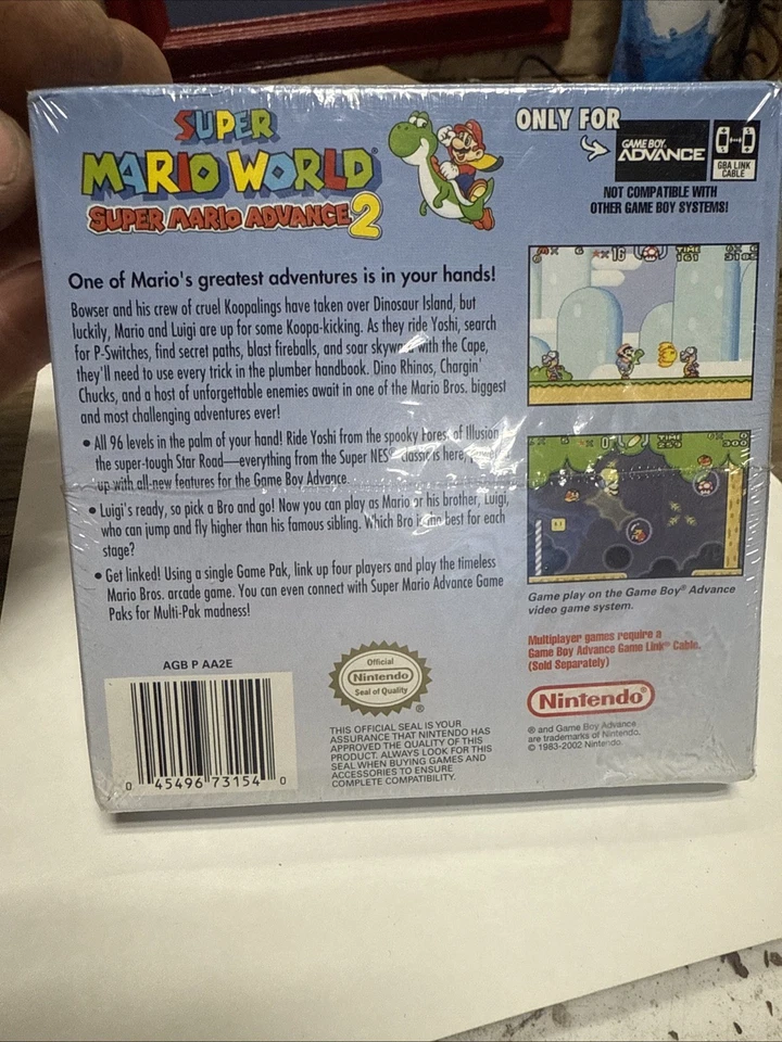 Precintado Super Mario World Super Mario Advance 2 Game Boy Advance Foto 2 de 4