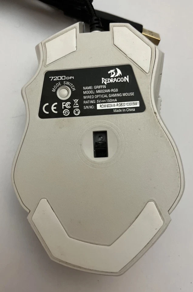 TESTED Redragon Griffin USB Wired Optical Gaming Mouse M602AW RGB 7200 Dpi - Image 2 of 2