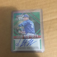 2014 Panini Prizm Perennial Draft Picks Green /35 Sean Reid-Foley #49 Auto