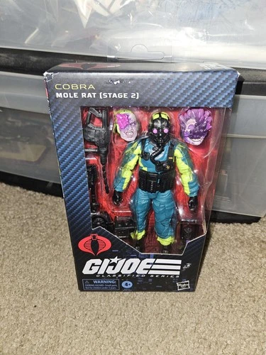 G.I. Joe Classified Series COBRA MOLE RAT (STAGE 2) 6" Figure NIB #190