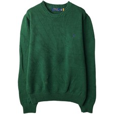 Used Ralph Lauren POLO RALPH LAUREN cotton knit sweater men's size M approx. 
