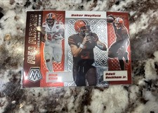 2020 Panini Mosaic - Flea Flicker Nick Chubb, Odell Beckham Jr., Baker Mayfield