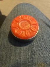 Replacement 1 Heavy Red Vintage Weights 2" Shuffleboard Puck Plastic  Metal