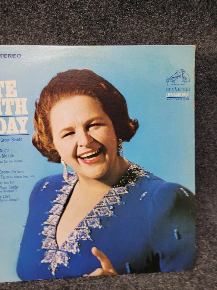 Vintage Kate Smith LP Today RCA Victor LSP-3670 Dynagroove Stereo 1966 Pop Vocal Foto 3 de 4