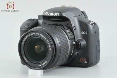 Canon EOS Kiss X2 / Rebel XSi / 450D 12.2 MP 18-55 55-250 Lenses