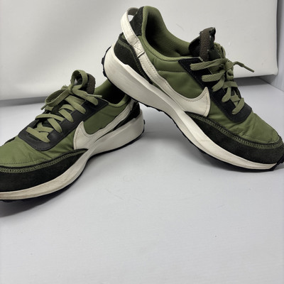 Nike Waffle Debut Alligator Sneakers Green Men display picture 1