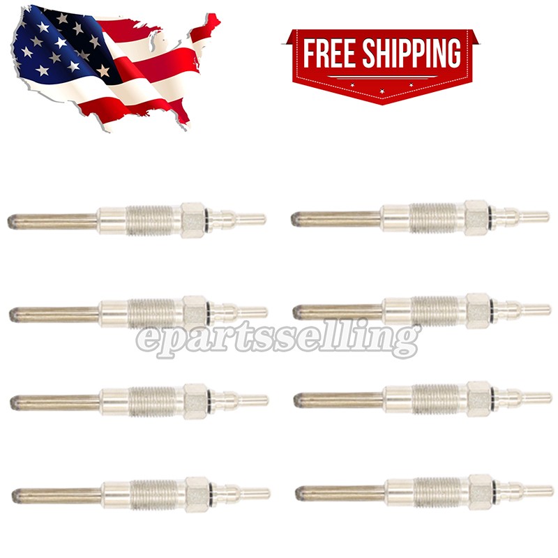 8Pcs ZD09 F2TZ12A342A Diesel Glow Plugs For Motorcraft Ford F250 F350 F59 7.3L