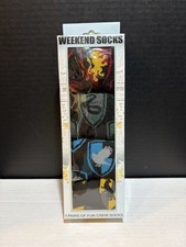 HARRY POTTER Men  s Crew Socks 4 Pairs Box Set New in Box All Four Houses