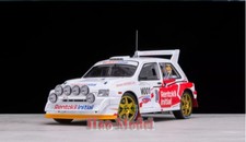 Sunstar 1/18 MG Metro 6R4 WRC 2018 Racing car Model Alloy Diecast Gifts White