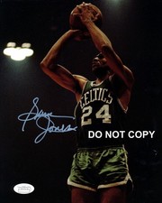 Sam Jones BOSTON CELTICS Signed Autographed REPRINT 8x10 Photo RP