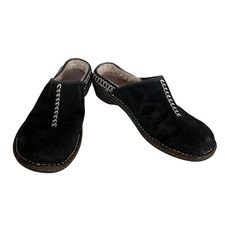 Ugg Australia Women 5177 Leather Suede Sheepskin Mules Shoes Size 9 TLC