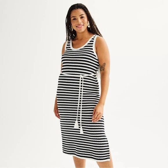 nine west crochet dress Women's Nine West Crochet Maxi Dress Color: Mineral Black Size: LARGE