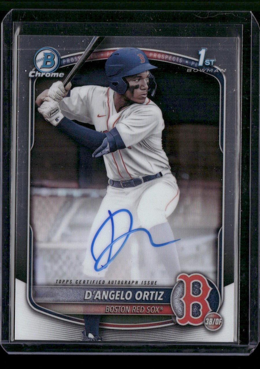 2025 Bowman #CPA-DO D'Angelo Ortiz Chrome Prospect Autographs