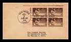 DR JIM STAMPS US COVER POULTRY INDUSTRY CENTENNIAL FDC SCOTT 968 PLATE BLOCK