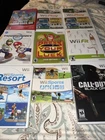 New ListingNintendo Wii 9 Game Bundle Including Mario Kart and Call Of Duty