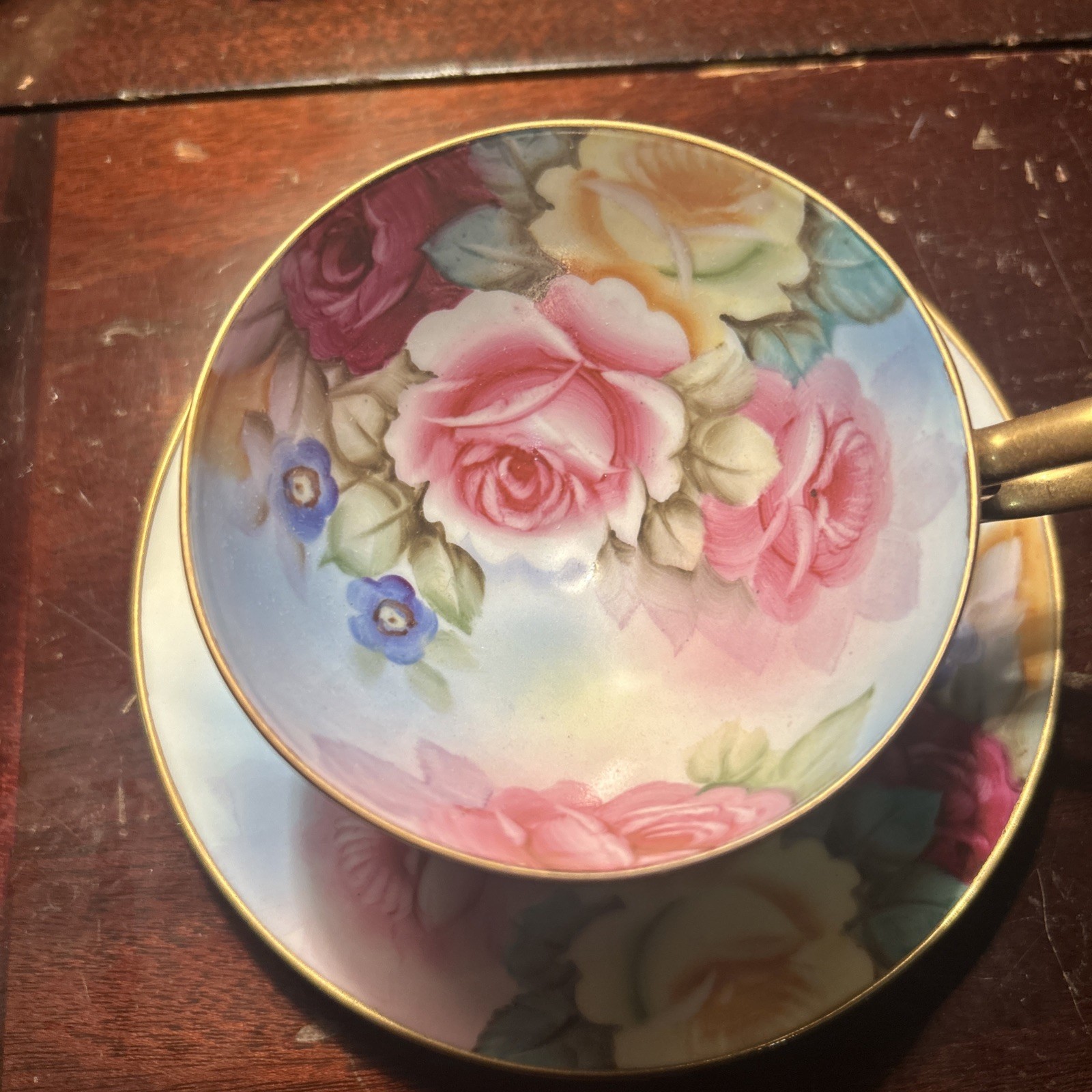 Vintage Japan Hand Painted Romero Chian Coffee Pot