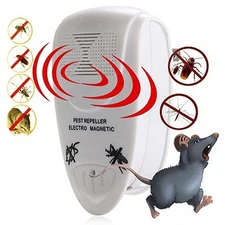 Ultrasonic Mosquito Rodent Repellent Cockroach Pest Repeller Mouse Rat Deterrent