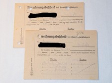 (p358) 2, Anrechnungsbescheid bei Hausschlachtungen, M&uuml;sch Ahr 1946 + 1947