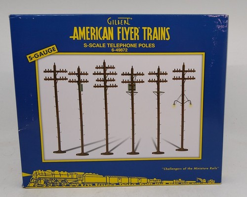 Postes telefónicos American Flyer escala 6-49872 S (paquete de 6) | Zustand: New
