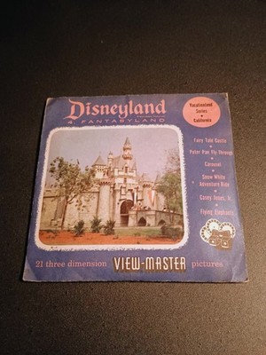 Vintage 1956 Disneyland Fantasyland Viewmaster Reels Set 854 ABC Walt Disney 