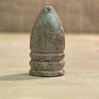 Nice Dug Civil War Confederate 3 Ring Nose Sprue Bullet 54-cal Ogival Base Rare