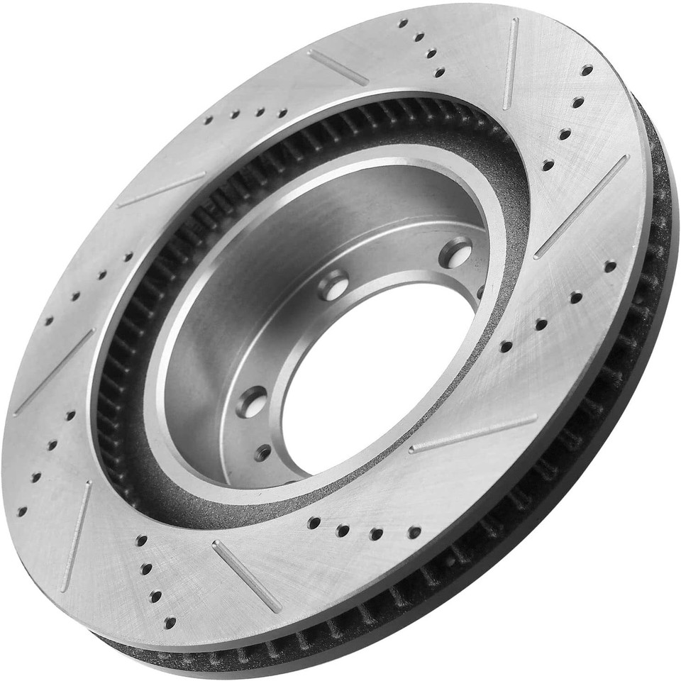 Front Brake Rotors and Brake Ceramic Pad for Lexus GX460 Toyota 4Runner