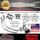 DIY 750KG Boat Jetski Trailer Kit Galvanised Axle Dacromet Eye Slipper Springs