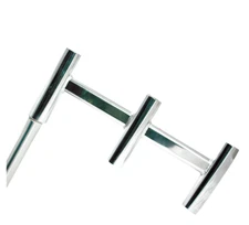 TIGRESS OFFSET TRIPLE ALUMINUM ROD HOLDER - STRAIGHT BUTT