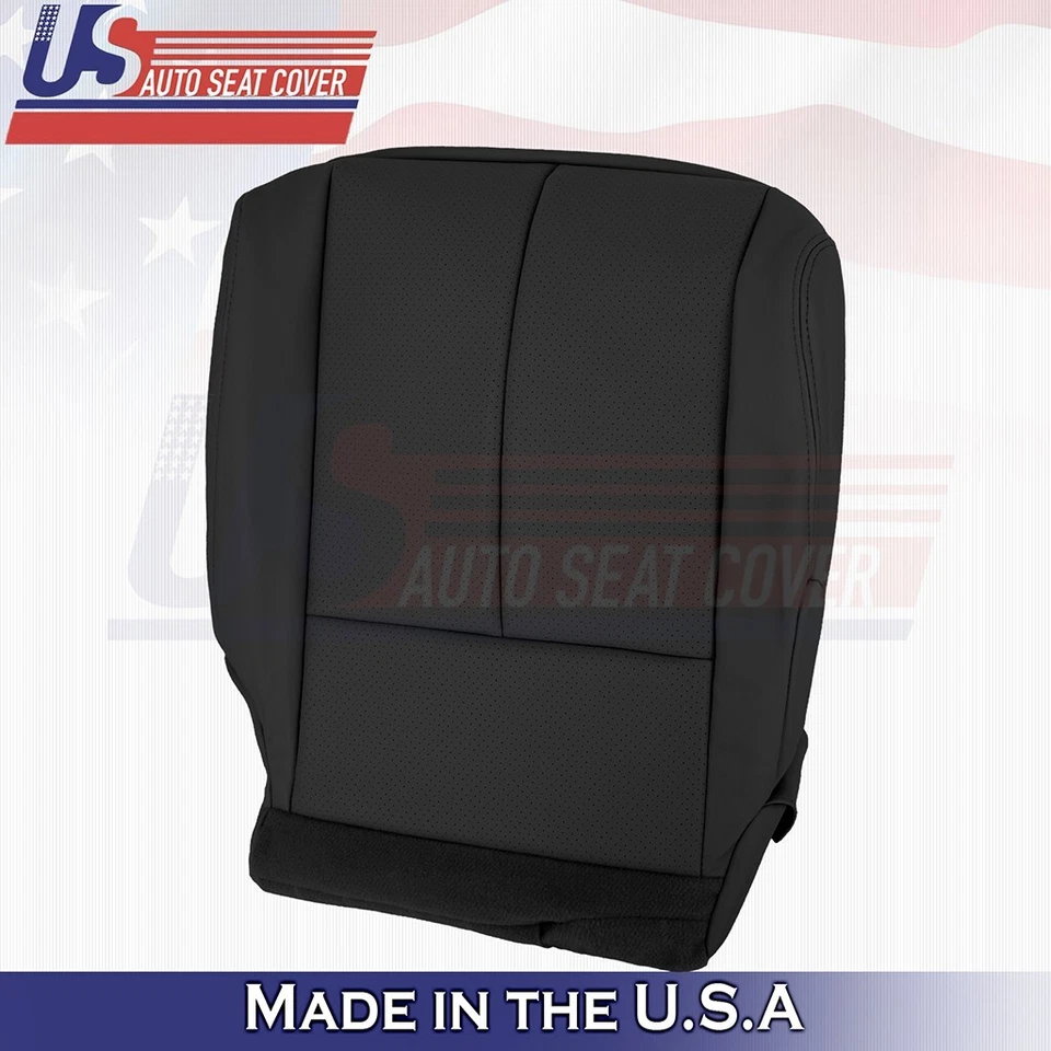 2015 to 2023 Fits Nissan Murano Driver Side Bottom Leather Seat Cover Black - Image 2 of 4