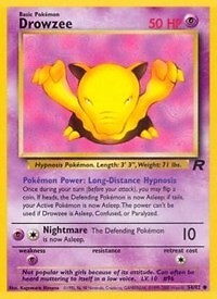 Pokemon Drowzee (54/84) Team Rocket NM