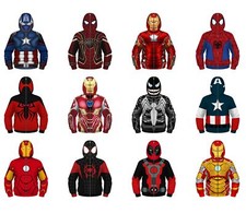 Kinder Jungen Spiderman Deadpool Kostüm Hall...