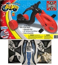 The Original Big Wheel 16" Trike - Midnight Cycle w/ West Coast Choppers Decals