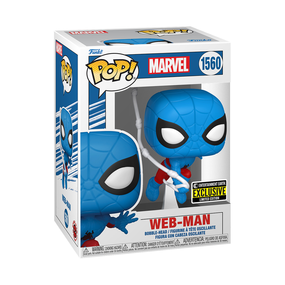 Funko POP! Marvel Spider-Man Web-Man EE Entertainment Earth